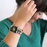 Taratata Bijoux Hiver 2017 Bracelet Polka Argent Multicolore Taratata Bijoux Hiver 2017 Bracelet Polka Argent Multicolore