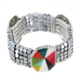 Taratata Bijoux Hiver 2017 Bracelet Rainbow Argent Multicolore Taratata Bijoux Hiver 2017 Bracelet Rainbow Argent Multicolore