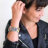 Taratata Bijoux Hiver 2017 Bracelet Rainbow Argent Multicolore Taratata Bijoux Hiver 2017 Bracelet Rainbow Argent Multicolore