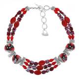 Taratata Bijoux Hiver 2017 Collier Amarena Argent Rouge Taratata Bijoux Hiver 2017 Collier Amarena Argent Rouge