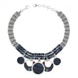 Taratata Bijoux Hiver 2017 Collier Tahiti Argent Multicolore Taratata Bijoux Hiver 2017 Collier Tahiti Argent Multicolore