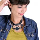 Taratata Bijoux Hiver 2017 Collier Tahiti Argent Multicolore Taratata Bijoux Hiver 2017 Collier Tahiti Argent Multicolore