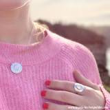 Bijoux Tropik et Kolegram Parure Cap Bague et Collier Argent 925 et Pierre de Lune