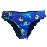 Les Hesperides Lingerie Isabelle de Paris Culotte Fond Marin
