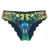 Les Hesperides Lingerie Isabelle de Paris Culotte Paon