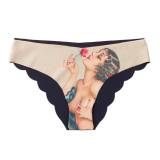 Les Hesperides Lingerie Isabelle de Paris Culotte Pinup Rose Rouge