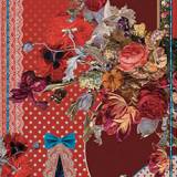 Brokante Etole Femme Cachemire et Soie Coquelicot Brokante Etole Femme Cachemire et Soie Coquelicot