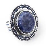 Nature Bijoux Babylone Sodalite Bague Ronde Xl