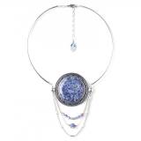 Nature Bijoux Babylone Sodalite Collier Court Xl