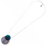 Nature Bijoux Khatam Silver Collier Sautoir