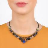 Nature Bijoux Blue Tribe Collier Pampilles