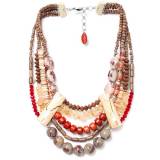 Nature Bijoux Desertigo Collier 8 Matieres Naturelles