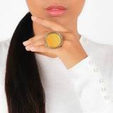 Nature Bijoux Oro Bague Nacre Doree