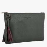 Christian Lacroix Pochette Limpio A Bandouliere Verte en Similicuir Graine Christian Lacroix Pochette Limpio A Bandouliere Verte en Similicuir Graine