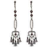 Gas Bijoux Automne Hiver 2013 2014 Collection Indian Summer Pompon Boucles Oreilles Gris Gas Bijoux Automne Hiver 2013 2014 Collection Indian Summer Pompon Boucles Oreilles Gris
