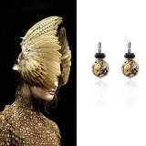 Gas Bijoux Boucles Oreille Boules Chinoises Argent