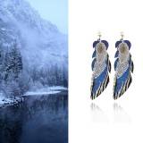 Gas Bijoux Boucles Oreille Liroquoise Strass Swarovski Argent